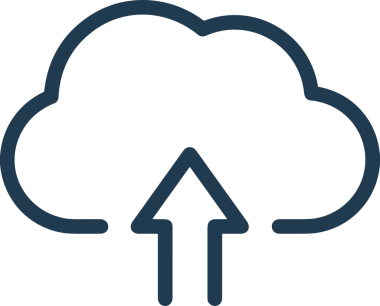 Siyah ve Beyaz Logo Simgesi PNG Biçimini Yükle. Web Sitesi Düğmesi, Mobil Uygulama Arayüzü, Dosya Aktarımı, Belge Paylaşımı, Bulut Depolama ve Veri Yedekleme için Minimalist Düz Tasarımlı Tek Renkli Ok Gönderme İşareti Grafiksel Elemanı