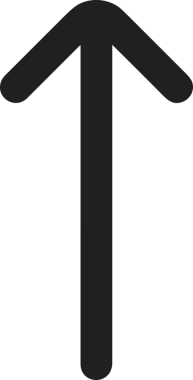 Siyah ve Beyaz Logo Simgesi PNG Biçimini Yükle. Web Sitesi Düğmesi, Mobil Uygulama Arayüzü, Dosya Aktarımı, Belge Paylaşımı, Bulut Depolama ve Veri Yedekleme için Minimalist Düz Tasarımlı Tek Renkli Ok Gönderme İşareti Grafiksel Elemanı