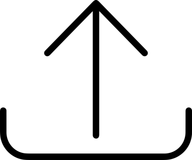 Siyah ve Beyaz Logo Simgesi PNG Biçimini Yükle. Web Sitesi Düğmesi, Mobil Uygulama Arayüzü, Dosya Aktarımı, Belge Paylaşımı, Bulut Depolama ve Veri Yedekleme için Minimalist Düz Tasarımlı Tek Renkli Ok Gönderme İşareti Grafiksel Elemanı