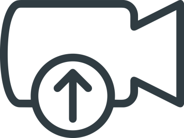 Siyah ve Beyaz Logo Simgesi PNG Biçimini Yükle. Web Sitesi Düğmesi, Mobil Uygulama Arayüzü, Dosya Aktarımı, Belge Paylaşımı, Bulut Depolama ve Veri Yedekleme için Minimalist Düz Tasarımlı Tek Renkli Ok Gönderme İşareti Grafiksel Elemanı