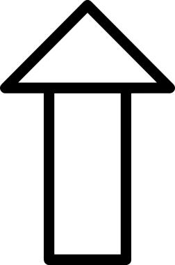 Siyah ve Beyaz Logo Simgesi PNG Biçimini Yükle. Web Sitesi Düğmesi, Mobil Uygulama Arayüzü, Dosya Aktarımı, Belge Paylaşımı, Bulut Depolama ve Veri Yedekleme için Minimalist Düz Tasarımlı Tek Renkli Ok Gönderme İşareti Grafiksel Elemanı