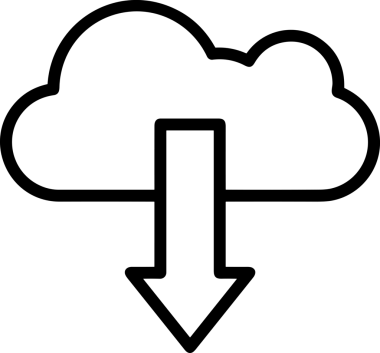 Siyah ve Beyaz Logo Simgesi PNG Biçimini Yükle. Web Sitesi Düğmesi, Mobil Uygulama Arayüzü, Dosya Aktarımı, Belge Paylaşımı, Bulut Depolama ve Veri Yedekleme için Minimalist Düz Tasarımlı Tek Renkli Ok Gönderme İşareti Grafiksel Elemanı