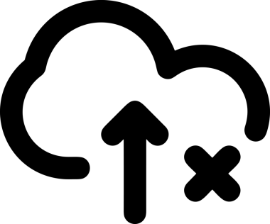 Siyah ve Beyaz Logo Simgesi PNG Biçimini Yükle. Web Sitesi Düğmesi, Mobil Uygulama Arayüzü, Dosya Aktarımı, Belge Paylaşımı, Bulut Depolama ve Veri Yedekleme için Minimalist Düz Tasarımlı Tek Renkli Ok Gönderme İşareti Grafiksel Elemanı