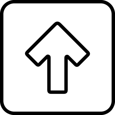 Siyah ve Beyaz Logo Simgesi PNG Biçimini Yükle. Web Sitesi Düğmesi, Mobil Uygulama Arayüzü, Dosya Aktarımı, Belge Paylaşımı, Bulut Depolama ve Veri Yedekleme için Minimalist Düz Tasarımlı Tek Renkli Ok Gönderme İşareti Grafiksel Elemanı