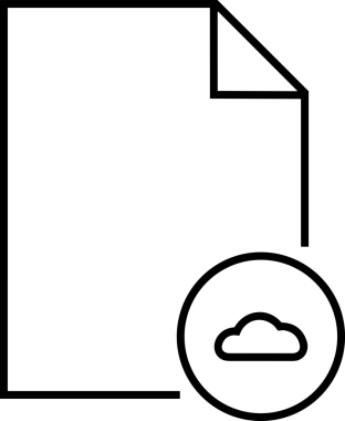 Siyah ve Beyaz Logo Simgesi PNG Biçimini Yükle. Web Sitesi Düğmesi, Mobil Uygulama Arayüzü, Dosya Aktarımı, Belge Paylaşımı, Bulut Depolama ve Veri Yedekleme için Minimalist Düz Tasarımlı Tek Renkli Ok Gönderme İşareti Grafiksel Elemanı