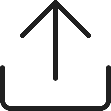 Siyah ve Beyaz Logo Simgesi PNG Biçimini Yükle. Web Sitesi Düğmesi, Mobil Uygulama Arayüzü, Dosya Aktarımı, Belge Paylaşımı, Bulut Depolama ve Veri Yedekleme için Minimalist Düz Tasarımlı Tek Renkli Ok Gönderme İşareti Grafiksel Elemanı