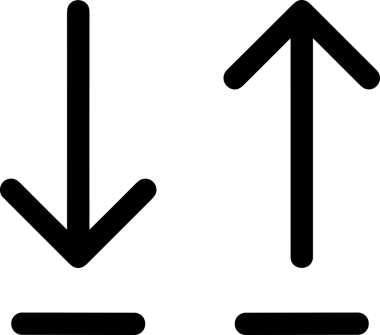 Siyah ve Beyaz Logo Simgesi PNG Biçimini Yükle. Web Sitesi Düğmesi, Mobil Uygulama Arayüzü, Dosya Aktarımı, Belge Paylaşımı, Bulut Depolama ve Veri Yedekleme için Minimalist Düz Tasarımlı Tek Renkli Ok Gönderme İşareti Grafiksel Elemanı