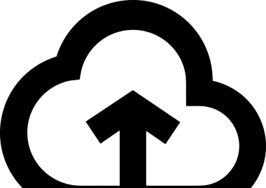 Siyah ve Beyaz Logo Simgesi PNG Biçimini Yükle. Web Sitesi Düğmesi, Mobil Uygulama Arayüzü, Dosya Aktarımı, Belge Paylaşımı, Bulut Depolama ve Veri Yedekleme için Minimalist Düz Tasarımlı Tek Renkli Ok Gönderme İşareti Grafiksel Elemanı