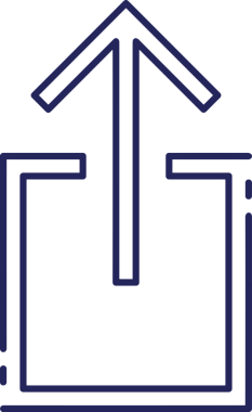 Siyah ve Beyaz Logo Simgesi PNG Biçimini Yükle. Web Sitesi Düğmesi, Mobil Uygulama Arayüzü, Dosya Aktarımı, Belge Paylaşımı, Bulut Depolama ve Veri Yedekleme için Minimalist Düz Tasarımlı Tek Renkli Ok Gönderme İşareti Grafiksel Elemanı