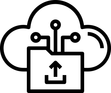 Siyah ve Beyaz Logo Simgesi PNG Biçimini Yükle. Web Sitesi Düğmesi, Mobil Uygulama Arayüzü, Dosya Aktarımı, Belge Paylaşımı, Bulut Depolama ve Veri Yedekleme için Minimalist Düz Tasarımlı Tek Renkli Ok Gönderme İşareti Grafiksel Elemanı