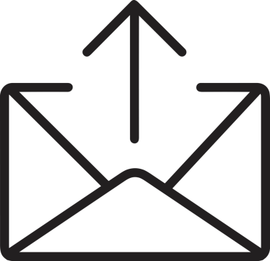 Siyah ve Beyaz Logo Simgesi PNG Biçimini Yükle. Web Sitesi Düğmesi, Mobil Uygulama Arayüzü, Dosya Aktarımı, Belge Paylaşımı, Bulut Depolama ve Veri Yedekleme için Minimalist Düz Tasarımlı Tek Renkli Ok Gönderme İşareti Grafiksel Elemanı