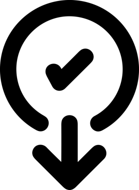 Siyah ve Beyaz Logo Simgesi PNG Biçimini Yükle. Web Sitesi Düğmesi, Mobil Uygulama Arayüzü, Dosya Aktarımı, Belge Paylaşımı, Bulut Depolama ve Veri Yedekleme için Minimalist Düz Tasarımlı Tek Renkli Ok Gönderme İşareti Grafiksel Elemanı