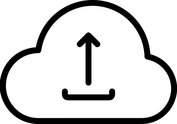Siyah ve Beyaz Logo Simgesi PNG Biçimini Yükle. Web Sitesi Düğmesi, Mobil Uygulama Arayüzü, Dosya Aktarımı, Belge Paylaşımı, Bulut Depolama ve Veri Yedekleme için Minimalist Düz Tasarımlı Tek Renkli Ok Gönderme İşareti Grafiksel Elemanı