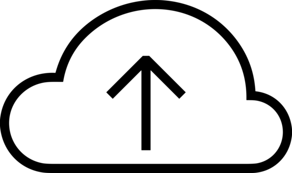 Siyah ve Beyaz Logo Simgesi PNG Biçimini Yükle. Web Sitesi Düğmesi, Mobil Uygulama Arayüzü, Dosya Aktarımı, Belge Paylaşımı, Bulut Depolama ve Veri Yedekleme için Minimalist Düz Tasarımlı Tek Renkli Ok Gönderme İşareti Grafiksel Elemanı