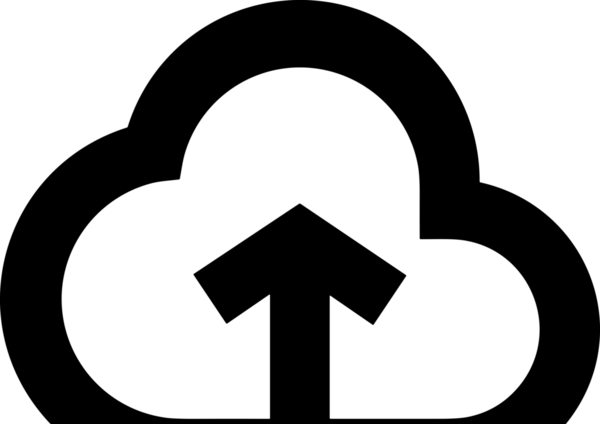 Siyah ve Beyaz Logo Simgesi PNG Biçimini Yükle. Web Sitesi Düğmesi, Mobil Uygulama Arayüzü, Dosya Aktarımı, Belge Paylaşımı, Bulut Depolama ve Veri Yedekleme için Minimalist Düz Tasarımlı Tek Renkli Ok Gönderme İşareti Grafiksel Elemanı