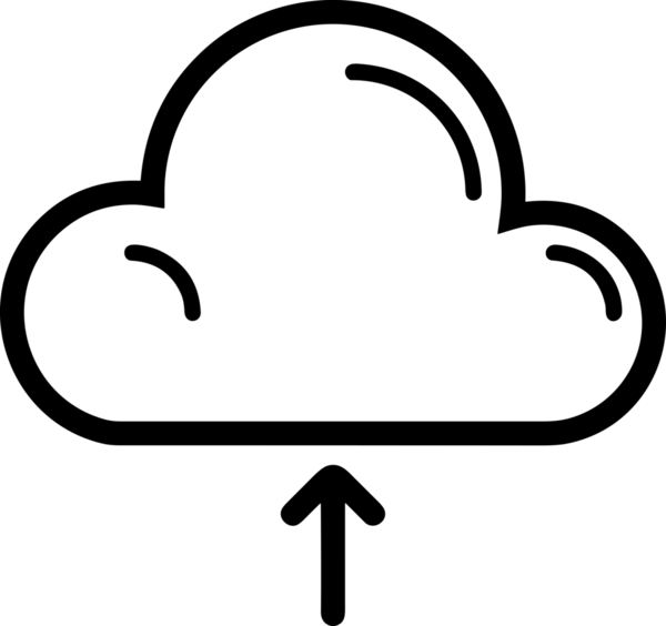 Siyah ve Beyaz Logo Simgesi PNG Biçimini Yükle. Web Sitesi Düğmesi, Mobil Uygulama Arayüzü, Dosya Aktarımı, Belge Paylaşımı, Bulut Depolama ve Veri Yedekleme için Minimalist Düz Tasarımlı Tek Renkli Ok Gönderme İşareti Grafiksel Elemanı