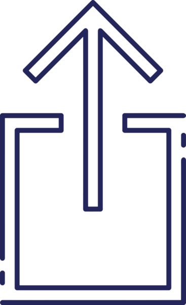 Siyah ve Beyaz Logo Simgesi PNG Biçimini Yükle. Web Sitesi Düğmesi, Mobil Uygulama Arayüzü, Dosya Aktarımı, Belge Paylaşımı, Bulut Depolama ve Veri Yedekleme için Minimalist Düz Tasarımlı Tek Renkli Ok Gönderme İşareti Grafiksel Elemanı