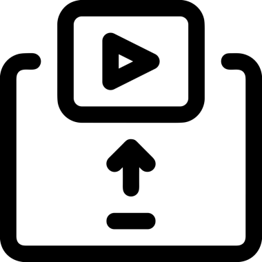 Siyah ve Beyaz Logo Simgesi PNG Biçimini Yükle. Web Sitesi Düğmesi, Mobil Uygulama Arayüzü, Dosya Aktarımı, Belge Paylaşımı, Bulut Depolama ve Veri Yedekleme için Minimalist Düz Tasarımlı Tek Renkli Ok Gönderme İşareti Grafiksel Elemanı