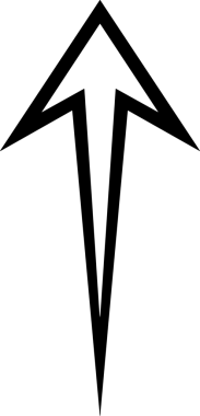 Siyah ve Beyaz Logo Simgesi PNG Biçimini Yükle. Web Sitesi Düğmesi, Mobil Uygulama Arayüzü, Dosya Aktarımı, Belge Paylaşımı, Bulut Depolama ve Veri Yedekleme için Minimalist Düz Tasarımlı Tek Renkli Ok Gönderme İşareti Grafiksel Elemanı