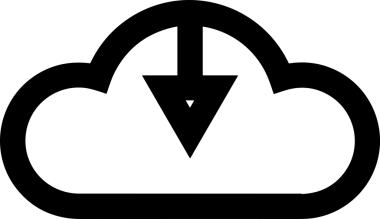 Siyah ve Beyaz Logo Simgesi PNG Biçimini Yükle. Web Sitesi Düğmesi, Mobil Uygulama Arayüzü, Dosya Aktarımı, Belge Paylaşımı, Bulut Depolama ve Veri Yedekleme için Minimalist Düz Tasarımlı Tek Renkli Ok Gönderme İşareti Grafiksel Elemanı