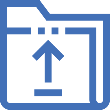 Siyah ve Beyaz Logo Simgesi PNG Biçimini Yükle. Web Sitesi Düğmesi, Mobil Uygulama Arayüzü, Dosya Aktarımı, Belge Paylaşımı, Bulut Depolama ve Veri Yedekleme için Minimalist Düz Tasarımlı Tek Renkli Ok Gönderme İşareti Grafiksel Elemanı