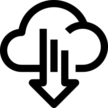 Siyah ve Beyaz Logo Simgesi PNG Biçimini Yükle. Web Sitesi Düğmesi, Mobil Uygulama Arayüzü, Dosya Aktarımı, Belge Paylaşımı, Bulut Depolama ve Veri Yedekleme için Minimalist Düz Tasarımlı Tek Renkli Ok Gönderme İşareti Grafiksel Elemanı