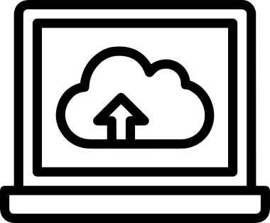 Siyah ve Beyaz Logo Simgesi PNG Biçimini Yükle. Web Sitesi Düğmesi, Mobil Uygulama Arayüzü, Dosya Aktarımı, Belge Paylaşımı, Bulut Depolama ve Veri Yedekleme için Minimalist Düz Tasarımlı Tek Renkli Ok Gönderme İşareti Grafiksel Elemanı