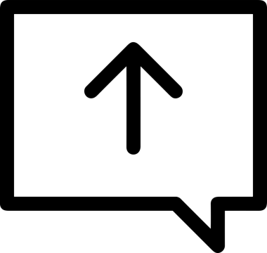 Siyah ve Beyaz Logo Simgesi PNG Biçimini Yükle. Web Sitesi Düğmesi, Mobil Uygulama Arayüzü, Dosya Aktarımı, Belge Paylaşımı, Bulut Depolama ve Veri Yedekleme için Minimalist Düz Tasarımlı Tek Renkli Ok Gönderme İşareti Grafiksel Elemanı