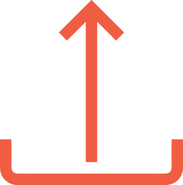 Siyah ve Beyaz Logo Simgesi PNG Biçimini Yükle. Web Sitesi Düğmesi, Mobil Uygulama Arayüzü, Dosya Aktarımı, Belge Paylaşımı, Bulut Depolama ve Veri Yedekleme için Minimalist Düz Tasarımlı Tek Renkli Ok Gönderme İşareti Grafiksel Elemanı