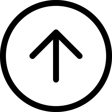 Siyah ve Beyaz Logo Simgesi PNG Biçimini Yükle. Web Sitesi Düğmesi, Mobil Uygulama Arayüzü, Dosya Aktarımı, Belge Paylaşımı, Bulut Depolama ve Veri Yedekleme için Minimalist Düz Tasarımlı Tek Renkli Ok Gönderme İşareti Grafiksel Elemanı