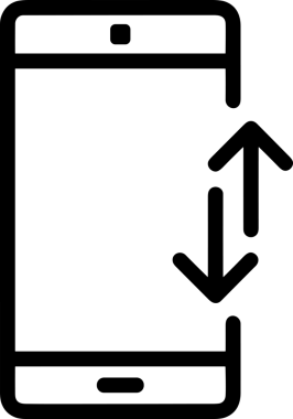 Siyah ve Beyaz Logo Simgesi PNG Biçimini Yükle. Web Sitesi Düğmesi, Mobil Uygulama Arayüzü, Dosya Aktarımı, Belge Paylaşımı, Bulut Depolama ve Veri Yedekleme için Minimalist Düz Tasarımlı Tek Renkli Ok Gönderme İşareti Grafiksel Elemanı