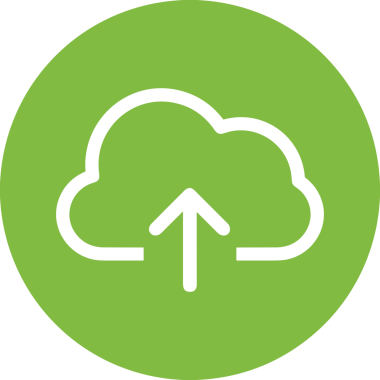 Siyah ve Beyaz Logo Simgesi PNG Biçimini Yükle. Web Sitesi Düğmesi, Mobil Uygulama Arayüzü, Dosya Aktarımı, Belge Paylaşımı, Bulut Depolama ve Veri Yedekleme için Minimalist Düz Tasarımlı Tek Renkli Ok Gönderme İşareti Grafiksel Elemanı