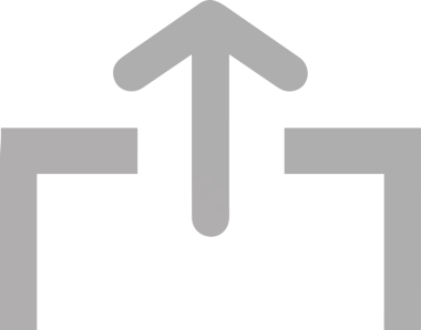 Siyah ve Beyaz Logo Simgesi PNG Biçimini Yükle. Web Sitesi Düğmesi, Mobil Uygulama Arayüzü, Dosya Aktarımı, Belge Paylaşımı, Bulut Depolama ve Veri Yedekleme için Minimalist Düz Tasarımlı Tek Renkli Ok Gönderme İşareti Grafiksel Elemanı