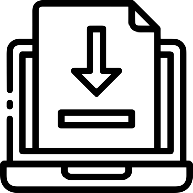 Siyah ve Beyaz Logo Simgesi PNG Biçimini Yükle. Web Sitesi Düğmesi, Mobil Uygulama Arayüzü, Dosya Aktarımı, Belge Paylaşımı, Bulut Depolama ve Veri Yedekleme için Minimalist Düz Tasarımlı Tek Renkli Ok Gönderme İşareti Grafiksel Elemanı