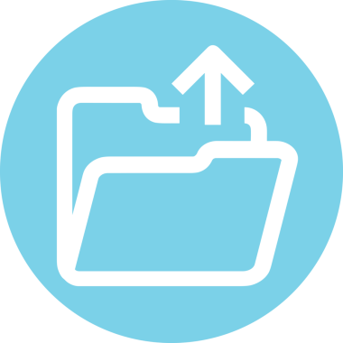 Siyah ve Beyaz Logo Simgesi PNG Biçimini Yükle. Web Sitesi Düğmesi, Mobil Uygulama Arayüzü, Dosya Aktarımı, Belge Paylaşımı, Bulut Depolama ve Veri Yedekleme için Minimalist Düz Tasarımlı Tek Renkli Ok Gönderme İşareti Grafiksel Elemanı