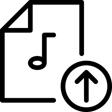 Siyah ve Beyaz Logo Simgesi PNG Biçimini Yükle. Web Sitesi Düğmesi, Mobil Uygulama Arayüzü, Dosya Aktarımı, Belge Paylaşımı, Bulut Depolama ve Veri Yedekleme için Minimalist Düz Tasarımlı Tek Renkli Ok Gönderme İşareti Grafiksel Elemanı