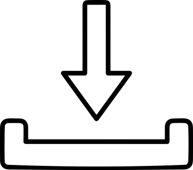 Siyah ve Beyaz Logo Simgesi PNG Biçimini Yükle. Web Sitesi Düğmesi, Mobil Uygulama Arayüzü, Dosya Aktarımı, Belge Paylaşımı, Bulut Depolama ve Veri Yedekleme için Minimalist Düz Tasarımlı Tek Renkli Ok Gönderme İşareti Grafiksel Elemanı