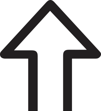 Siyah ve Beyaz Logo Simgesi PNG Biçimini Yükle. Web Sitesi Düğmesi, Mobil Uygulama Arayüzü, Dosya Aktarımı, Belge Paylaşımı, Bulut Depolama ve Veri Yedekleme için Minimalist Düz Tasarımlı Tek Renkli Ok Gönderme İşareti Grafiksel Elemanı