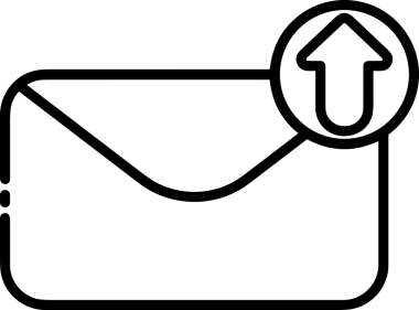 Siyah ve Beyaz Logo Simgesi PNG Biçimini Yükle. Web Sitesi Düğmesi, Mobil Uygulama Arayüzü, Dosya Aktarımı, Belge Paylaşımı, Bulut Depolama ve Veri Yedekleme için Minimalist Düz Tasarımlı Tek Renkli Ok Gönderme İşareti Grafiksel Elemanı