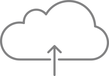 Siyah ve Beyaz Logo Simgesi PNG Biçimini Yükle. Web Sitesi Düğmesi, Mobil Uygulama Arayüzü, Dosya Aktarımı, Belge Paylaşımı, Bulut Depolama ve Veri Yedekleme için Minimalist Düz Tasarımlı Tek Renkli Ok Gönderme İşareti Grafiksel Elemanı