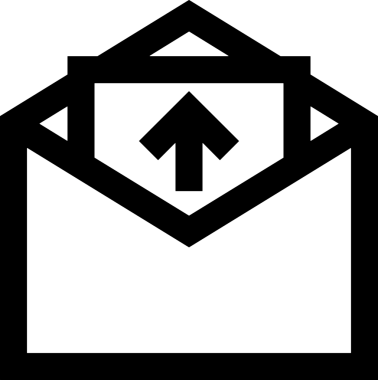 Siyah ve Beyaz Logo Simgesi PNG Biçimini Yükle. Web Sitesi Düğmesi, Mobil Uygulama Arayüzü, Dosya Aktarımı, Belge Paylaşımı, Bulut Depolama ve Veri Yedekleme için Minimalist Düz Tasarımlı Tek Renkli Ok Gönderme İşareti Grafiksel Elemanı