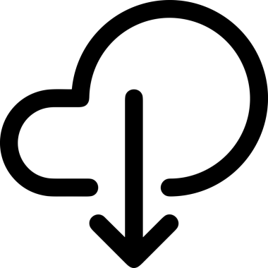 Siyah ve Beyaz Logo Simgesi PNG Biçimini Yükle. Web Sitesi Düğmesi, Mobil Uygulama Arayüzü, Dosya Aktarımı, Belge Paylaşımı, Bulut Depolama ve Veri Yedekleme için Minimalist Düz Tasarımlı Tek Renkli Ok Gönderme İşareti Grafiksel Elemanı