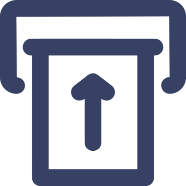 Siyah ve Beyaz Logo Simgesi PNG Biçimini Yükle. Web Sitesi Düğmesi, Mobil Uygulama Arayüzü, Dosya Aktarımı, Belge Paylaşımı, Bulut Depolama ve Veri Yedekleme için Minimalist Düz Tasarımlı Tek Renkli Ok Gönderme İşareti Grafiksel Elemanı