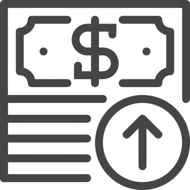 Siyah ve Beyaz Logo Simgesi PNG Biçimini Yükle. Web Sitesi Düğmesi, Mobil Uygulama Arayüzü, Dosya Aktarımı, Belge Paylaşımı, Bulut Depolama ve Veri Yedekleme için Minimalist Düz Tasarımlı Tek Renkli Ok Gönderme İşareti Grafiksel Elemanı
