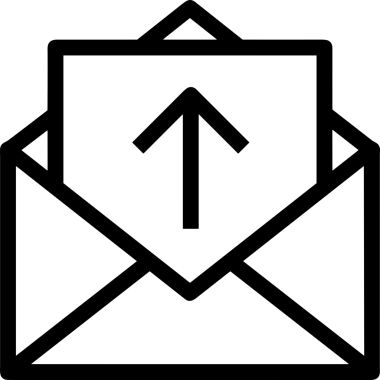 Siyah ve Beyaz Logo Simgesi PNG Biçimini Yükle. Web Sitesi Düğmesi, Mobil Uygulama Arayüzü, Dosya Aktarımı, Belge Paylaşımı, Bulut Depolama ve Veri Yedekleme için Minimalist Düz Tasarımlı Tek Renkli Ok Gönderme İşareti Grafiksel Elemanı