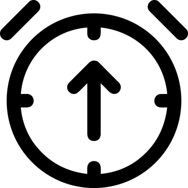 Siyah ve Beyaz Logo Simgesi PNG Biçimini Yükle. Web Sitesi Düğmesi, Mobil Uygulama Arayüzü, Dosya Aktarımı, Belge Paylaşımı, Bulut Depolama ve Veri Yedekleme için Minimalist Düz Tasarımlı Tek Renkli Ok Gönderme İşareti Grafiksel Elemanı