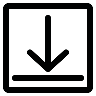 Siyah ve Beyaz Logo Simgesi PNG Biçimini Yükle. Web Sitesi Düğmesi, Mobil Uygulama Arayüzü, Dosya Aktarımı, Belge Paylaşımı, Bulut Depolama ve Veri Yedekleme için Minimalist Düz Tasarımlı Tek Renkli Ok Gönderme İşareti Grafiksel Elemanı