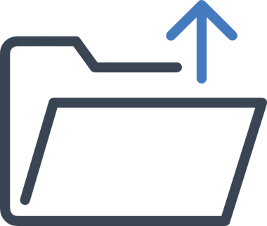 Siyah ve Beyaz Logo Simgesi PNG Biçimini Yükle. Web Sitesi Düğmesi, Mobil Uygulama Arayüzü, Dosya Aktarımı, Belge Paylaşımı, Bulut Depolama ve Veri Yedekleme için Minimalist Düz Tasarımlı Tek Renkli Ok Gönderme İşareti Grafiksel Elemanı