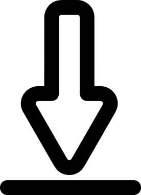 Siyah ve Beyaz Logo Simgesi PNG Biçimini Yükle. Web Sitesi Düğmesi, Mobil Uygulama Arayüzü, Dosya Aktarımı, Belge Paylaşımı, Bulut Depolama ve Veri Yedekleme için Minimalist Düz Tasarımlı Tek Renkli Ok Gönderme İşareti Grafiksel Elemanı