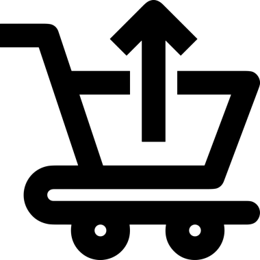 Siyah ve Beyaz Logo Simgesi PNG Biçimini Yükle. Web Sitesi Düğmesi, Mobil Uygulama Arayüzü, Dosya Aktarımı, Belge Paylaşımı, Bulut Depolama ve Veri Yedekleme için Minimalist Düz Tasarımlı Tek Renkli Ok Gönderme İşareti Grafiksel Elemanı